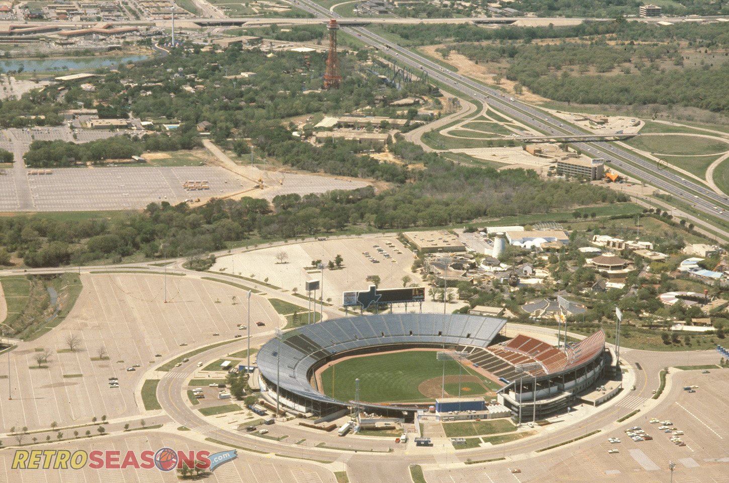 Arlington Stadium, Home of Texas Rangers Baseball in Arlington, Texas  (1972-93)